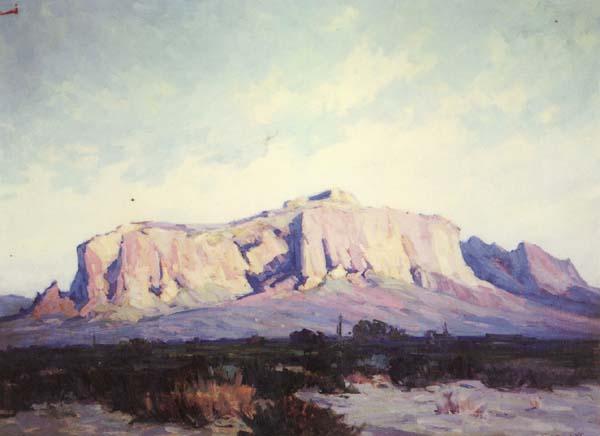 George Brandriff Superstition Mountain Germany oil painting art